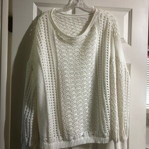 SHEIN Curve Laced Sweater